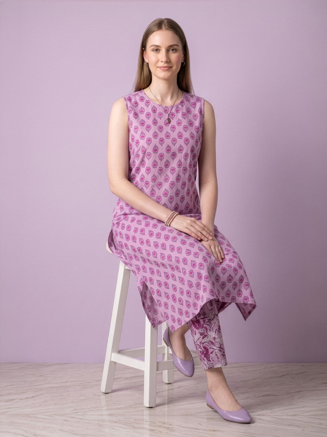 Pure Cotton Printed Kurta Pant Wholesale Manufacturer for Women Collections