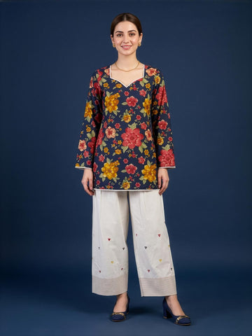 Cotton kurti wholesale manufacturer India floral printed cotton kurti