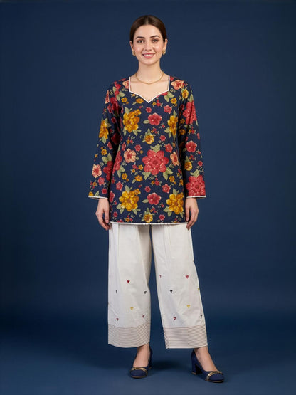 Cotton kurti wholesale manufacturer India floral printed cotton kurti