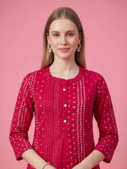Wholesale women clothing manufacturer India cotton printed top