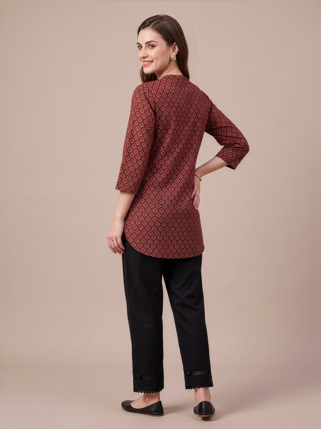 Ajrakh Cotton Top Wholesale Supplier India