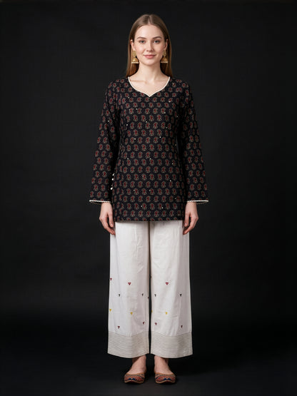 Brown Cotton Farshi Salwar Set Women Wear Wholesale Manufacturer India