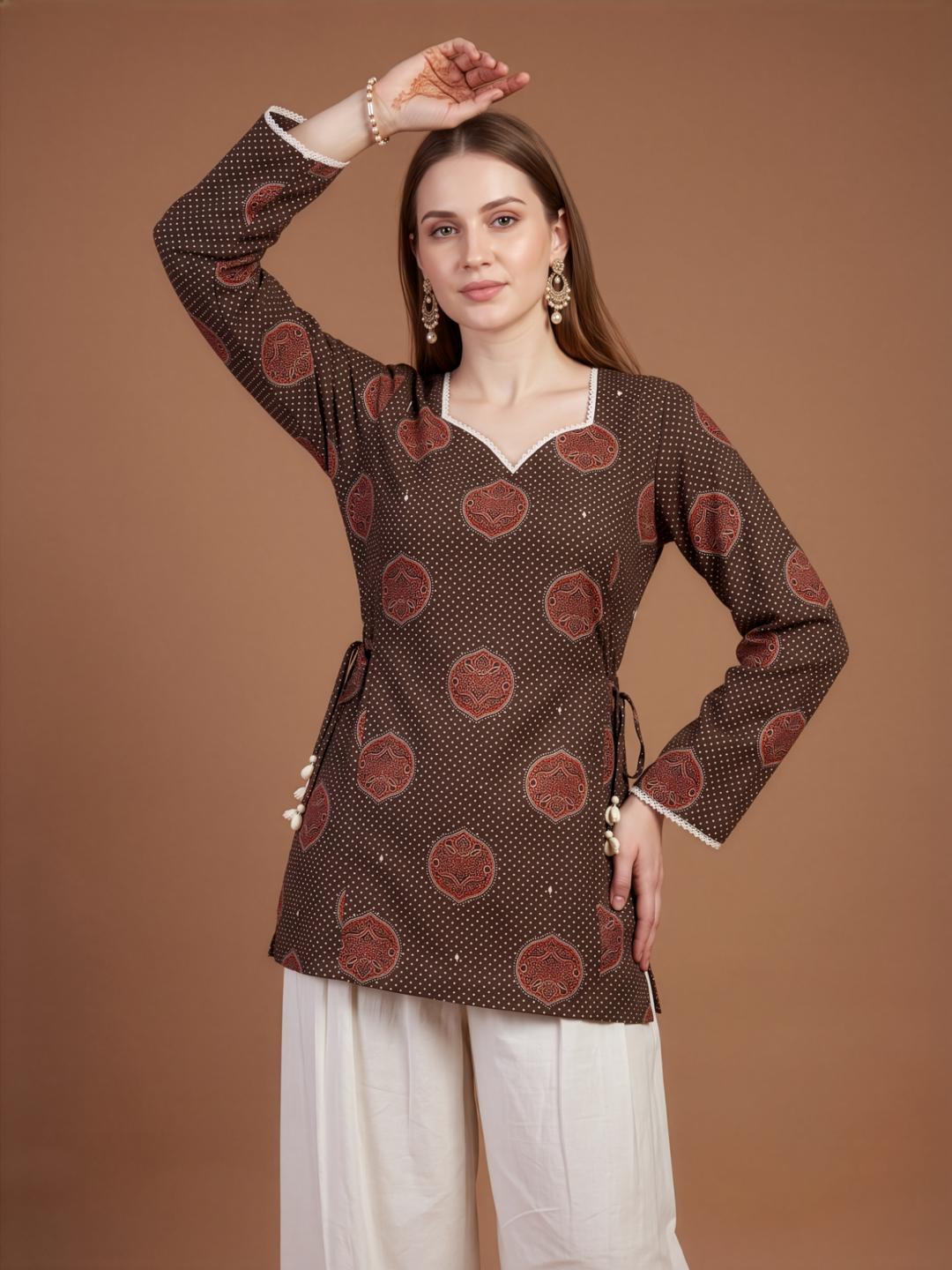 Printed Farshi Salwar Set Manufacturer Jaipur Rajasthan