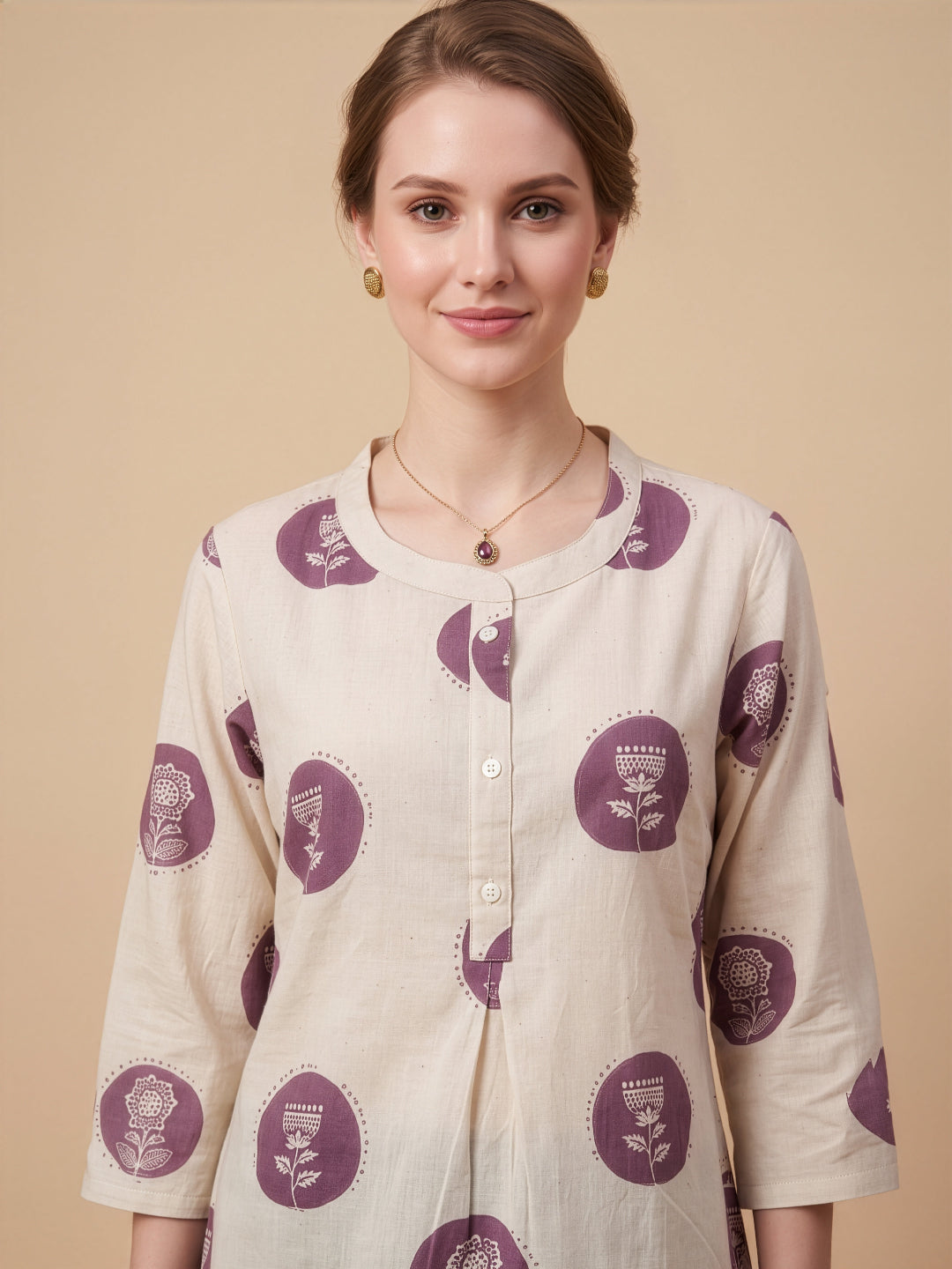 Printed Cotton Top by Women Wear Manufacturer Jaipur India
