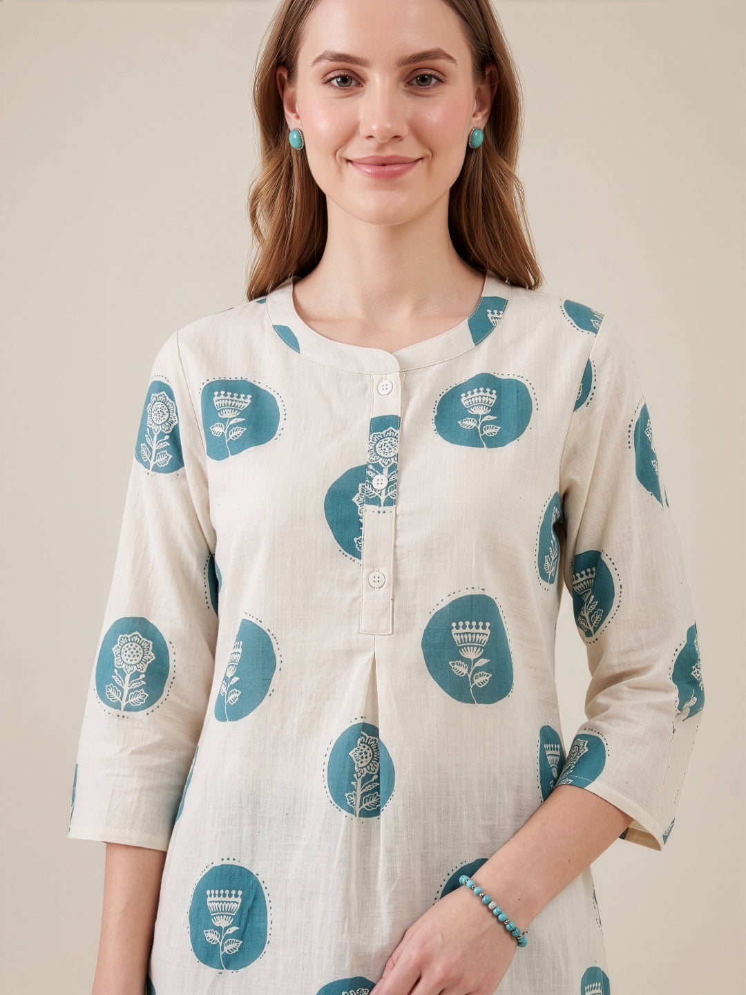Printed cotton top women manufacturer Jaipur India