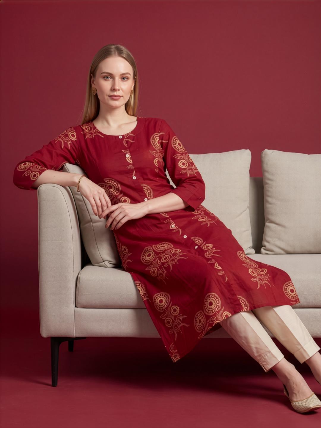 Printed Cotton Kurti Wholesale Manufacturer Jaipur Rajasthan