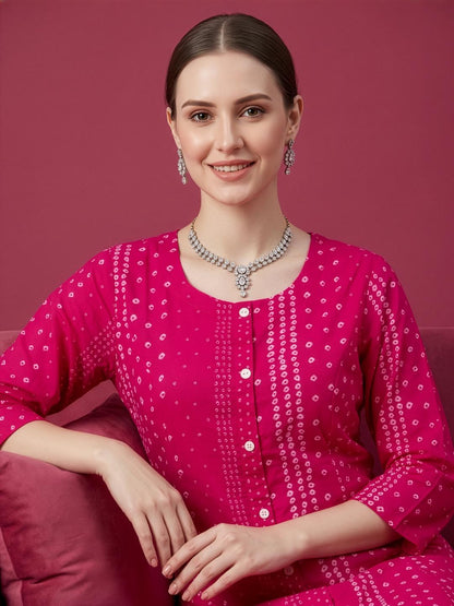 Cotton kurti wholesale manufacturer India pink printed cotton kurti