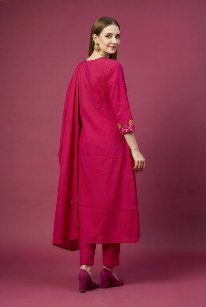 kurti manufacturer Jaipur pink cotton ethnic wear wholesale India