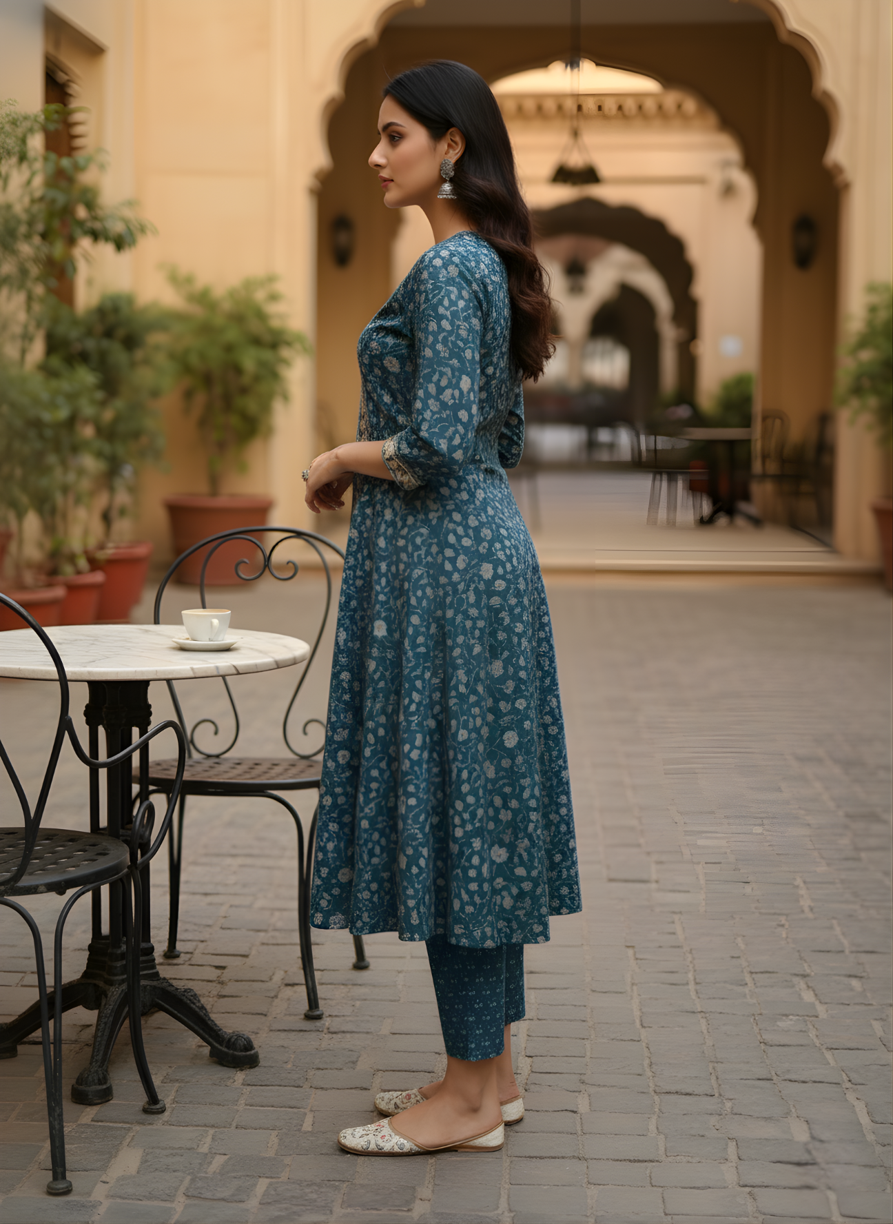 Women ethnic cotton kurta set wholesale supplier