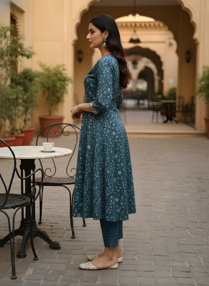 Women ethnic cotton kurta set wholesale supplier