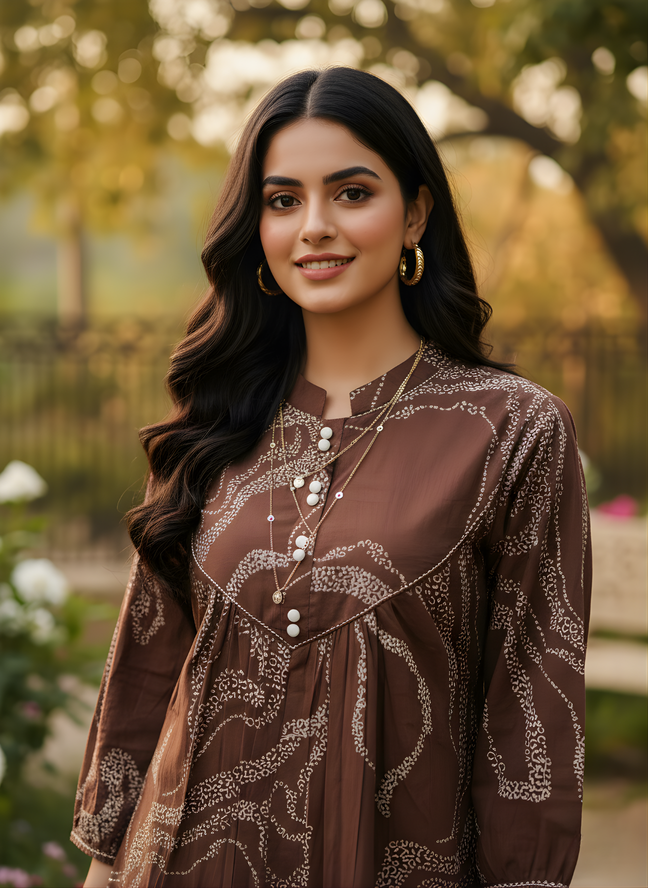 Ethnic Jaipuri cotton top for boutiques