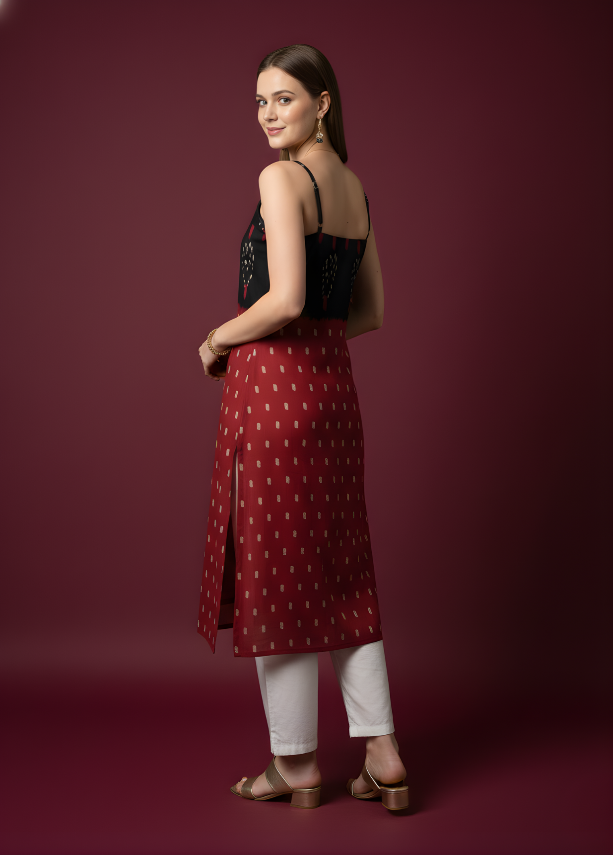 Mul cotton ethnic kurti for wholesale