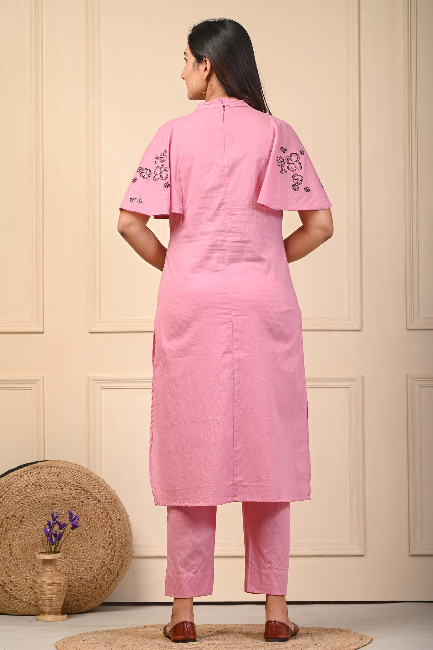 Women cotton kurta pant set manufacturer | Neelufer Creation