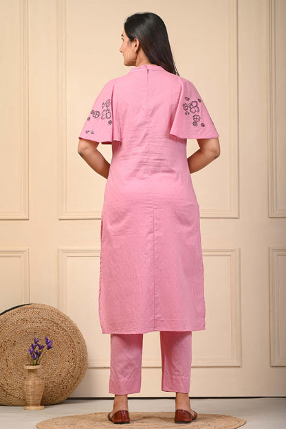 Women cotton kurta pant set manufacturer | Neelufer Creation
