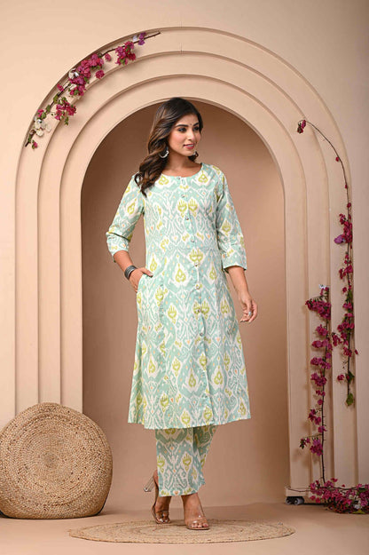 Women cotton kurta palazzo set wholesale manufacturer