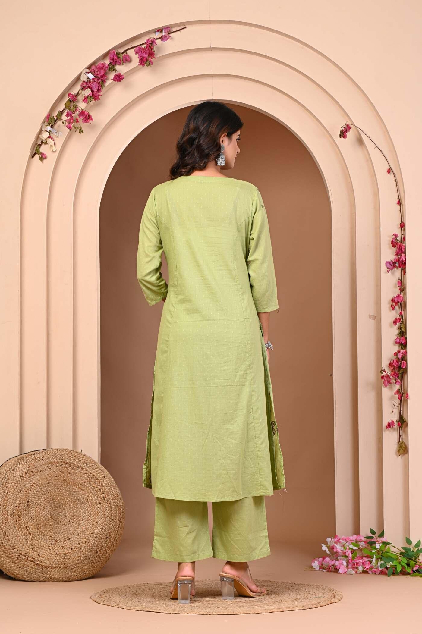 Women ethnic cotton kurta set wholesale supplier India | Neelufer Creation