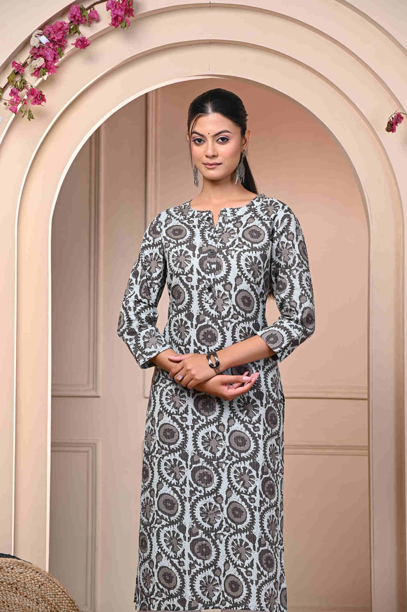 Ladies Katha cotton kurti bulk supply