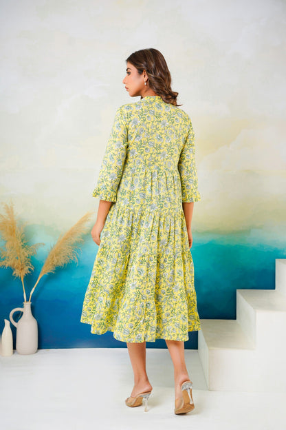 Women cotton midi dress bulk supply