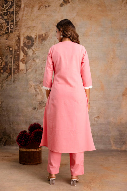 Pastel color ethnic wear