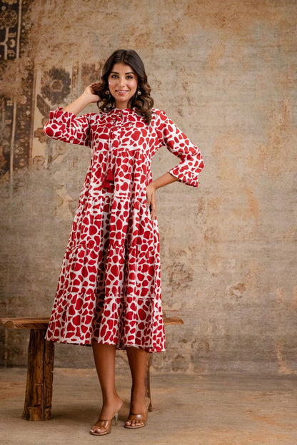 Pure Cotton Middy Dress