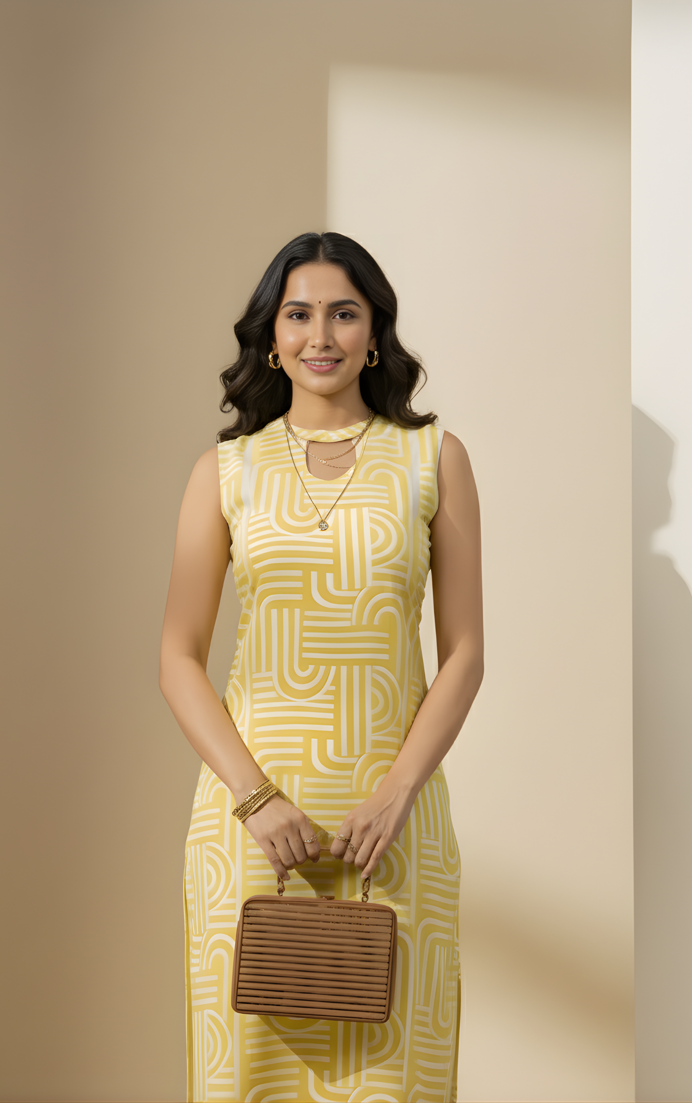 Neelufer Creation staple rayon printed kurti set