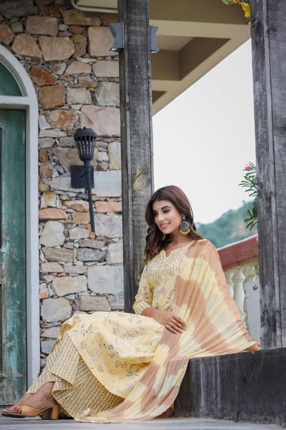 Modal Chanderi Designer Dupatta Set Wholesale