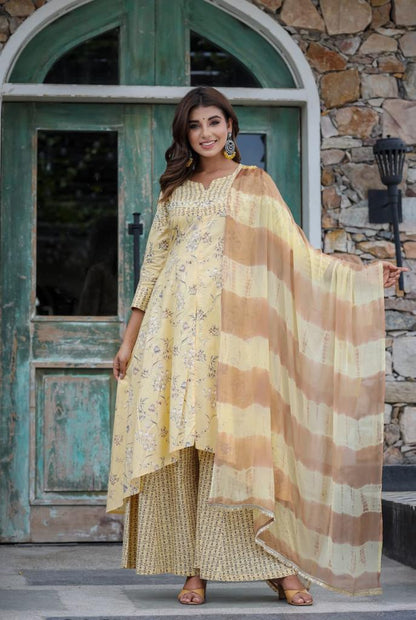 Modal Chanderi Designer Dupatta Set Wholesale