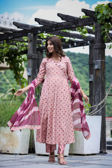 Modal Chanderi dupatta set women wear wholesale manufacturer India