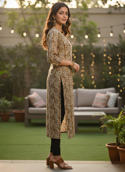 Pure Cotton Ethnic Printed Kurti – Women Wear Wholesale Manufacturer