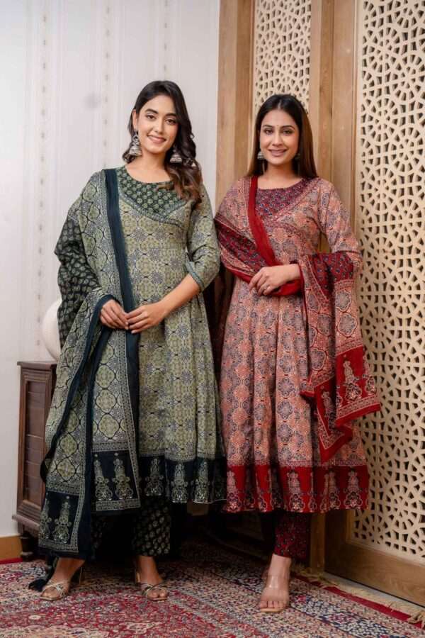 Anarkali Kurta Set for Women - Elegant Ethnic Wear